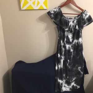 Super Soft Urban Rose off the shoulder dress